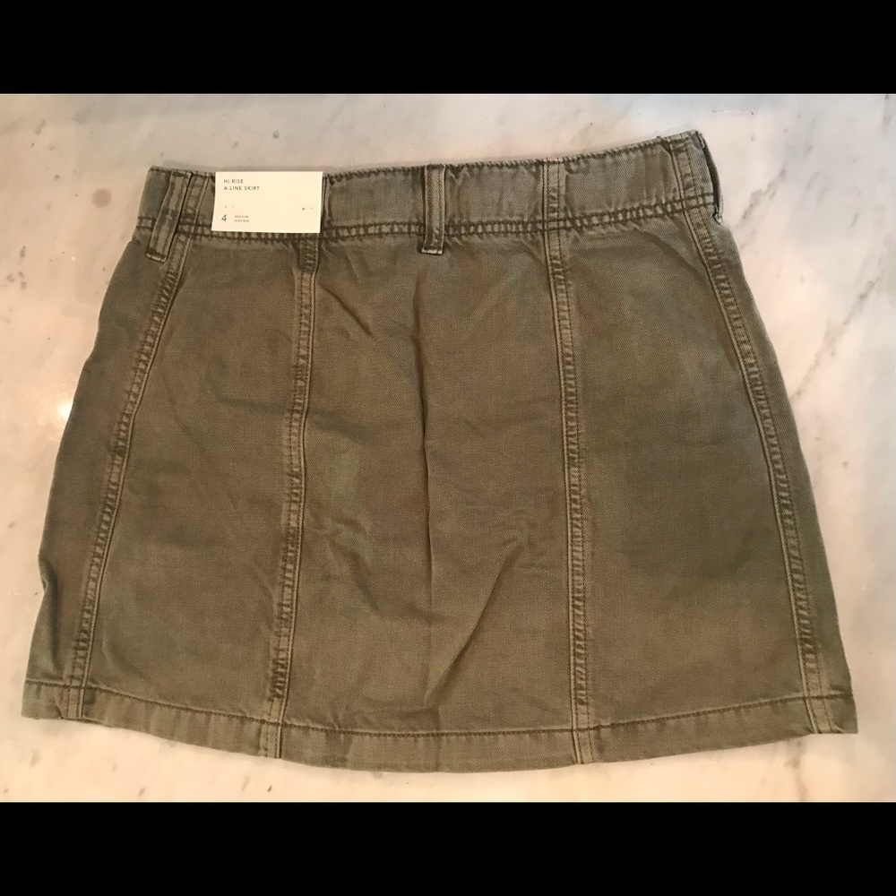 American Eagle High Rise A-Line Skirt - Picture 2 of 7